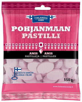 Pohjanmaan Pastilli Anise 150g, 14-Pack - Scandinavian Goods