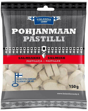 Pohjanmaan Pastilli Salmiakki 150g, 14-Pack - Scandinavian Goods